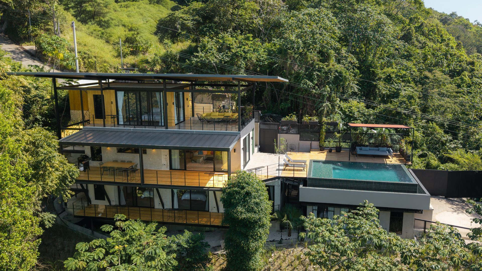 Villa Jaguar aerial view